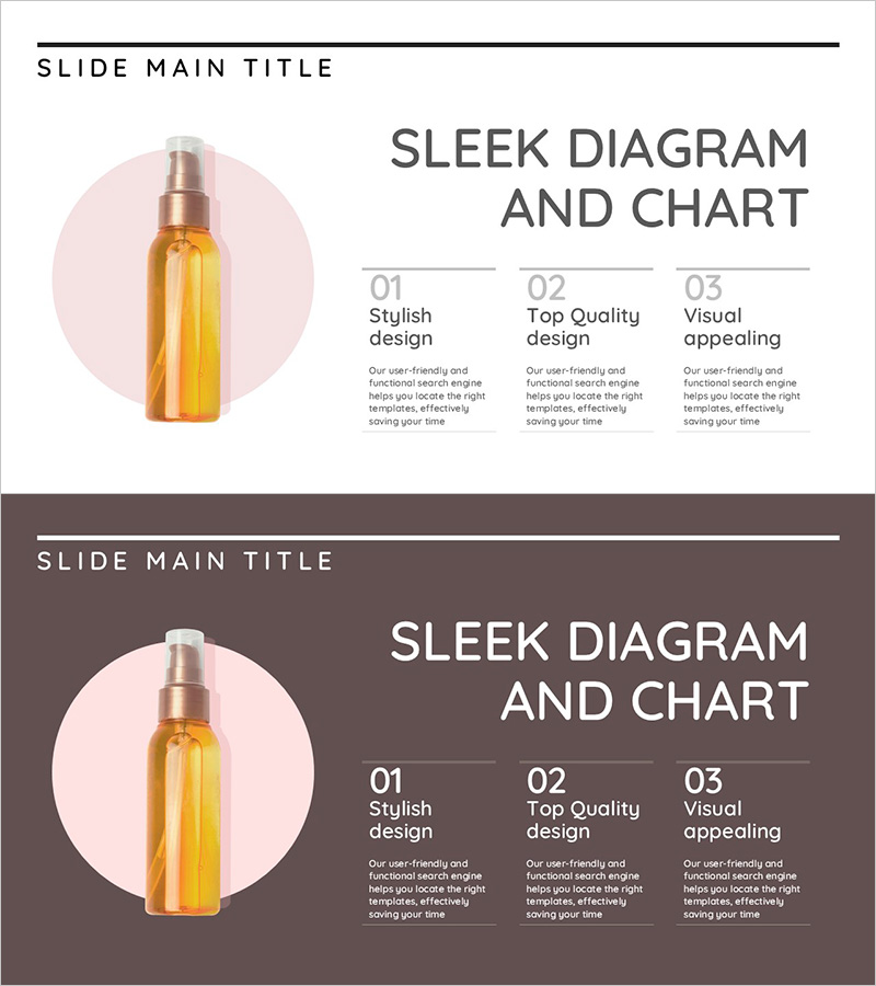 화장품 세럼 소개 – 실용적이고 매력적인 슬라이드 템플릿
