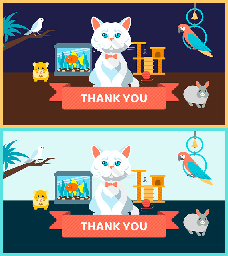 펫샵 템플릿 엔딩표지