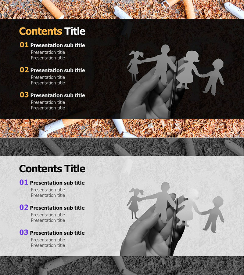 담배PPT 목차 – 효과적인 프레젠테이션의 시작