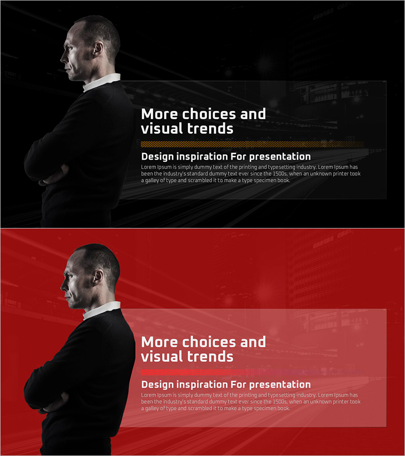 운영계획을 위한 진지한 남성 슬라이드 – 위험 관리 및 해결 방안