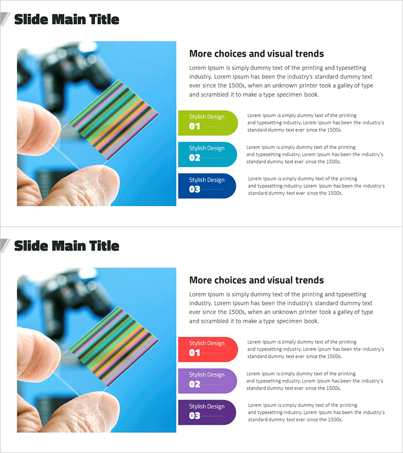과학실험 목표 설정 – 사업 추진 전략을 지원하는 다이어그램
