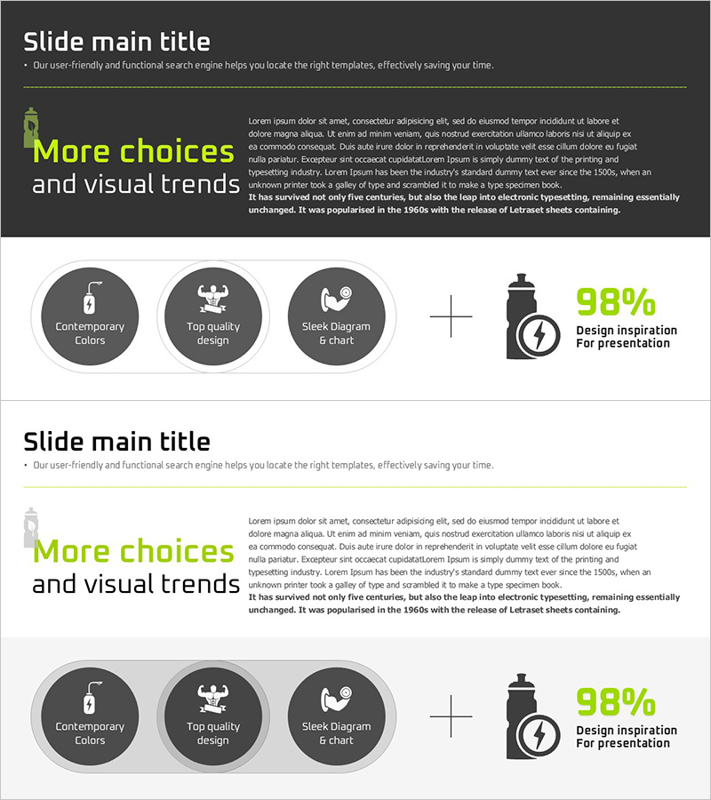 스포츠 내포 연결 다이어그램 – 비즈니스 전략 표현