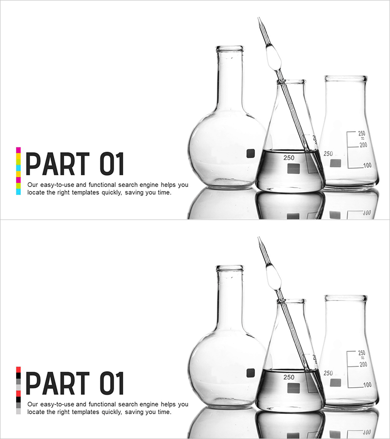 화학 실험 연구 템플릿 간지 01 – 연구의 시작