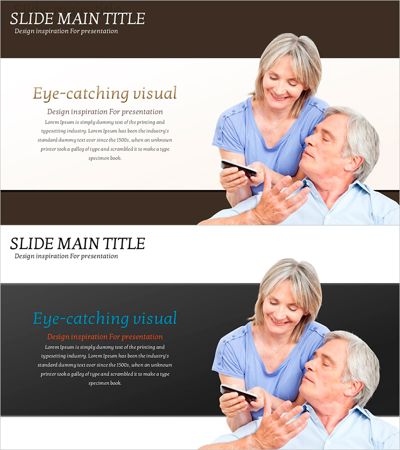 실버 타운 모바일 교육 프로그램 소개 슬라이드