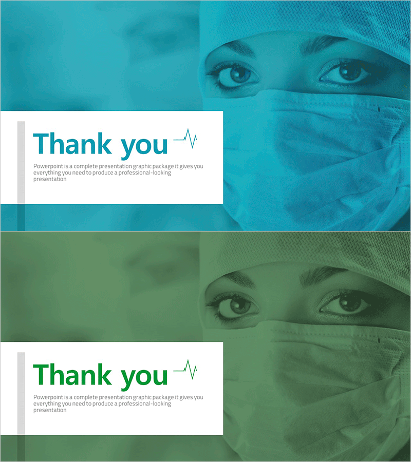 의료 수술 템플릿 엔딩 표지 – 신뢰의 마무리