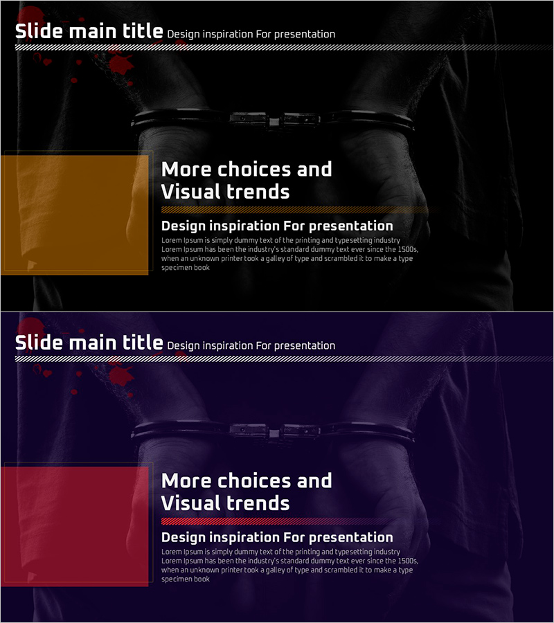수감자 배경과 텍스트 박스 - 위험 관리 사례