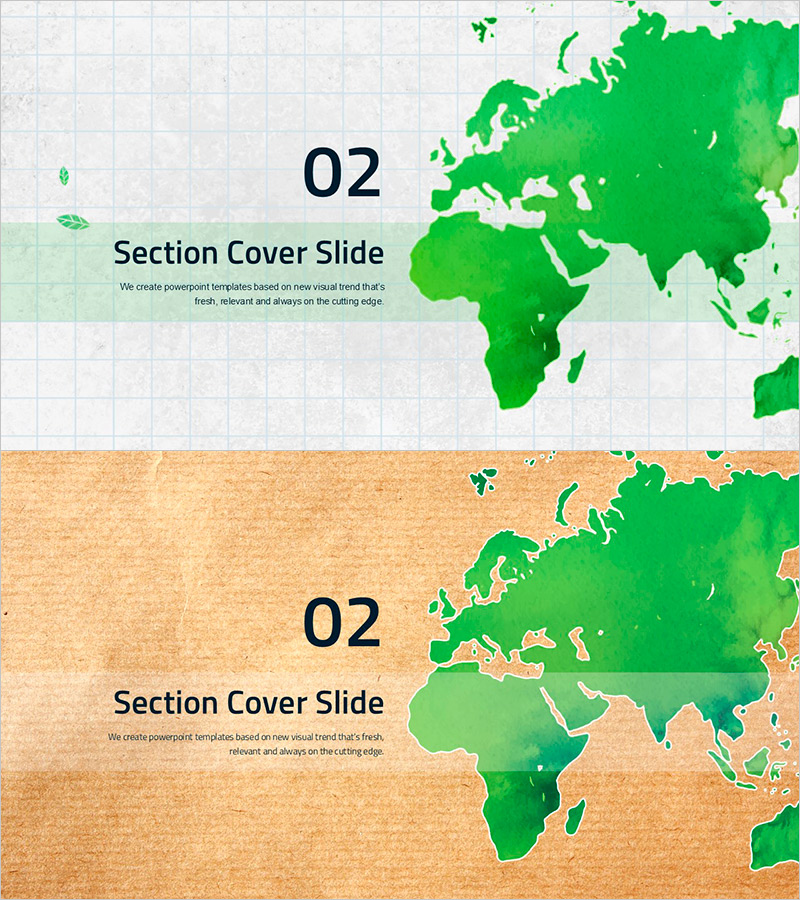 초록 물감 지도 간지 - 02