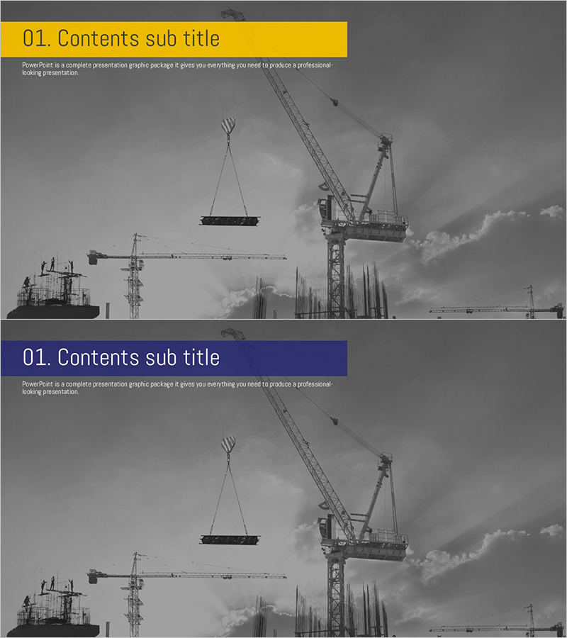 건설 안전PPT 간지 – 시각적 임팩트를 담다