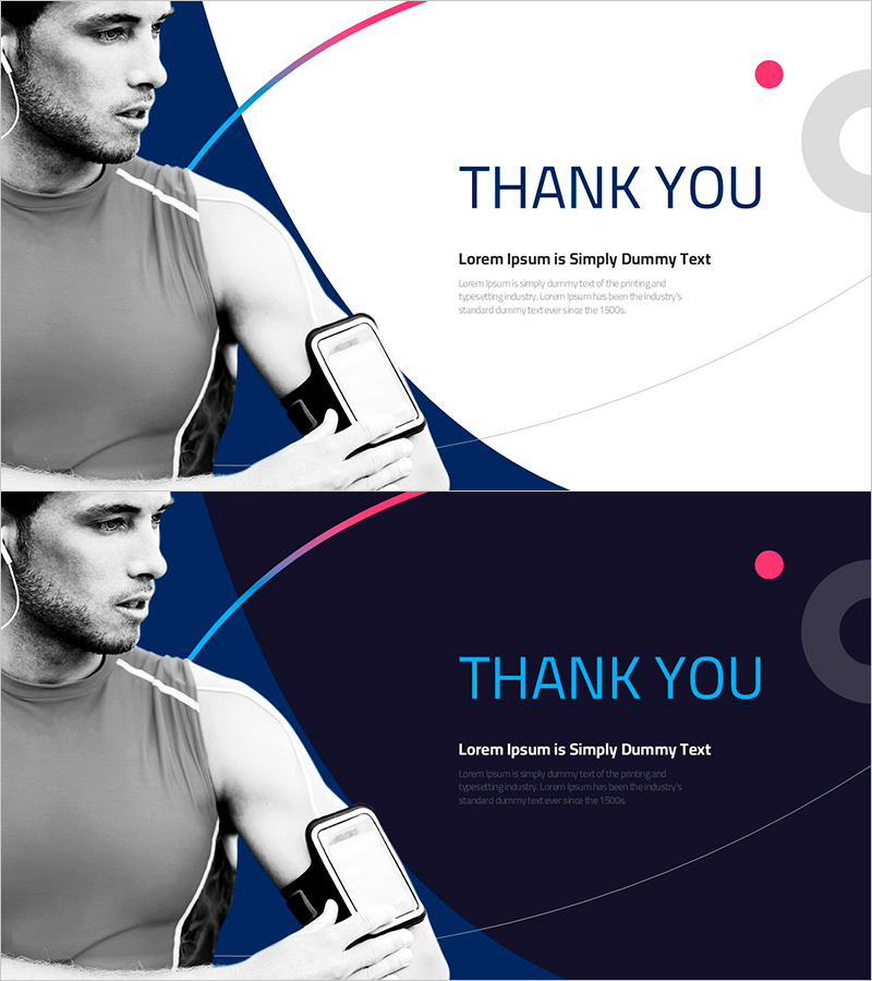 운동 테마 템플릿 엔딩표지 – 당신의 열정을 담다