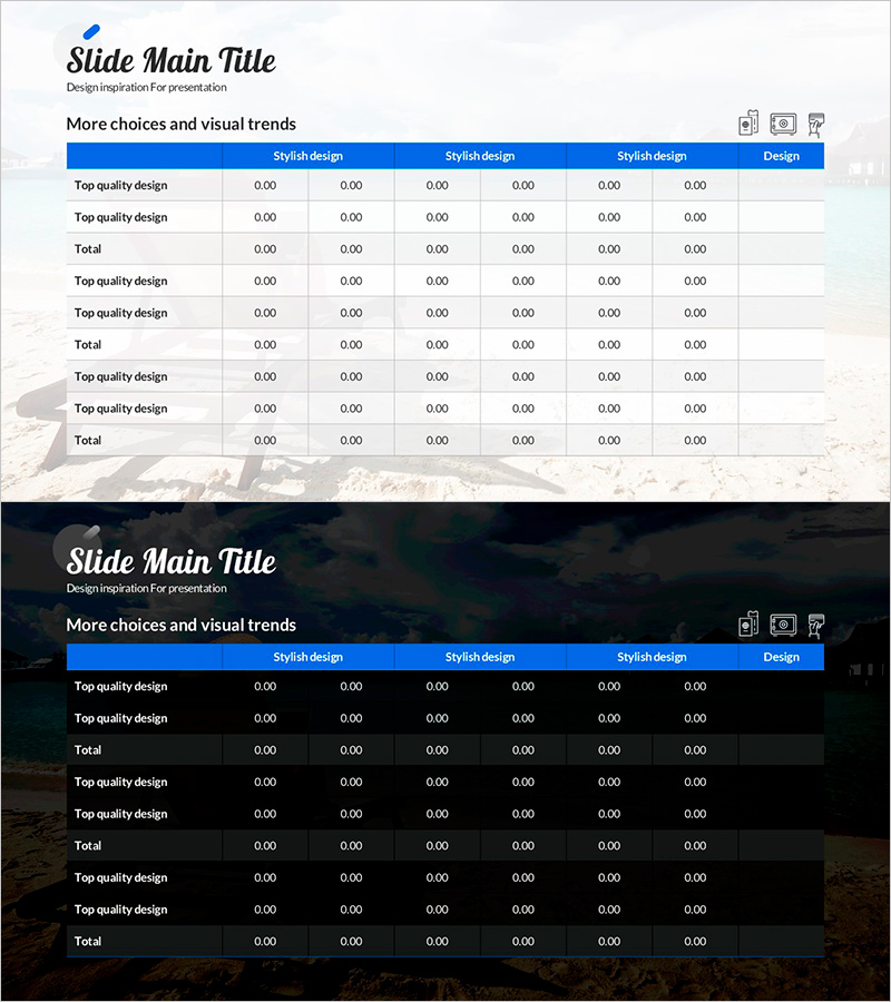 여행 소요 자금 테이블 – 예산 계획을 위한 필수 슬라이드