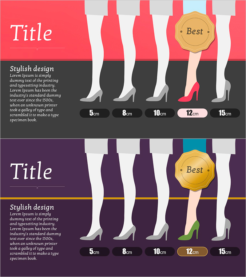 여성 구두 높이 최적화 슬라이드 – 스타일과 성공을 함께