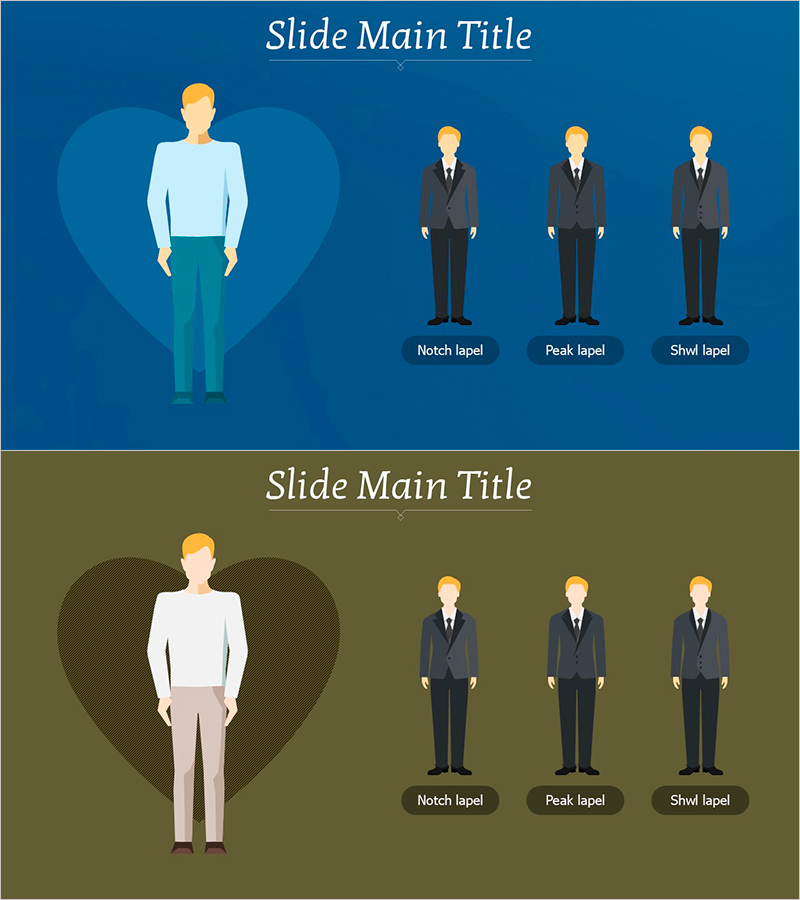 예비 신랑 턱시도 종류 소개 슬라이드