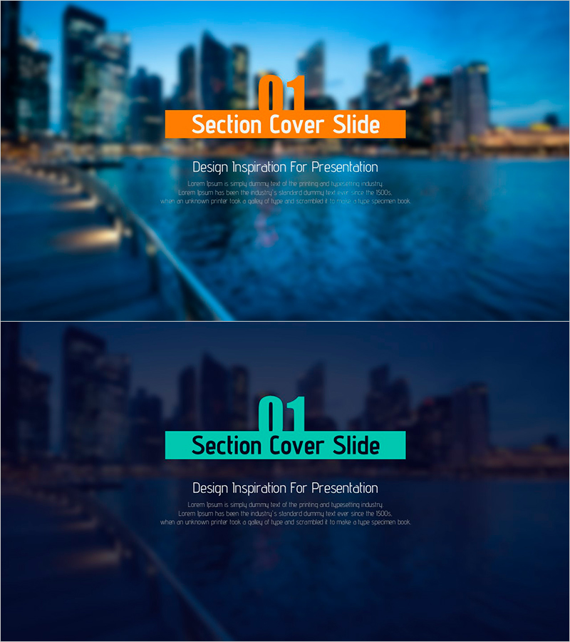 도시 건축 PPT 간지 – 혁신적 디자인 감성