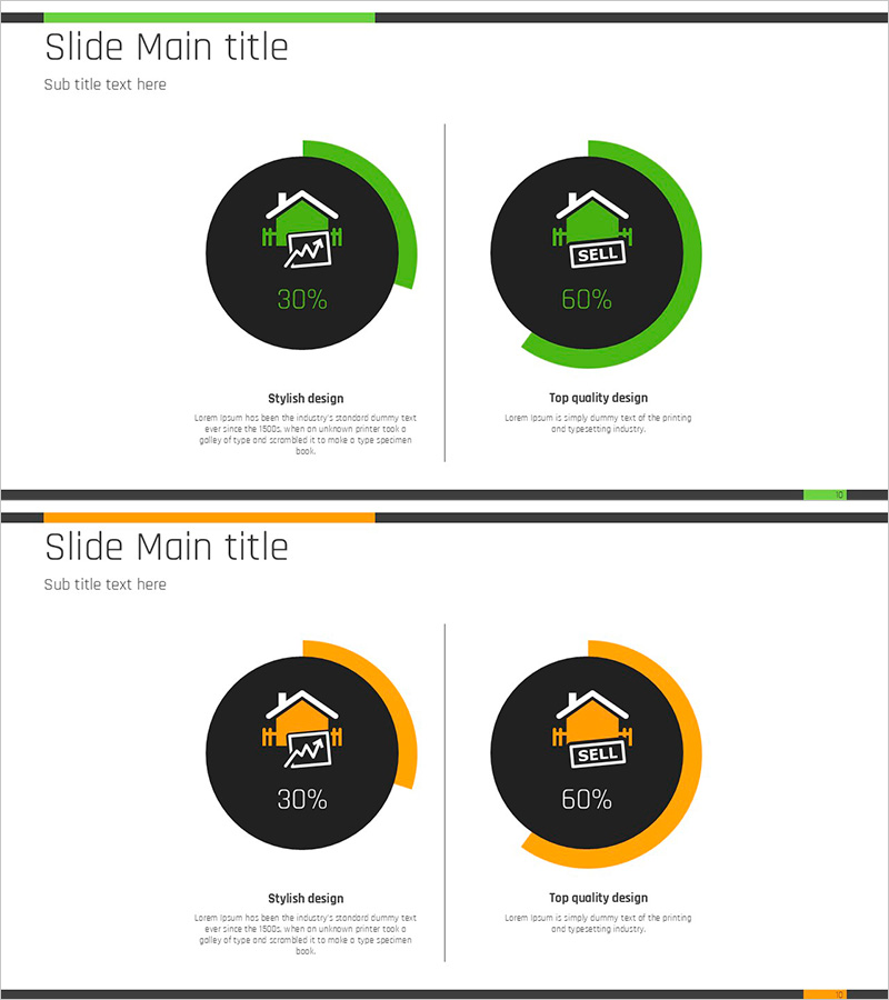 부동산 수익 도넛 차트 – 예측 가능한 투자 성과