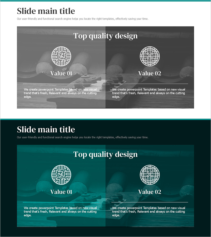 문화 풍습에 대한 인사이트를 담은 다이어그램 슬라이드