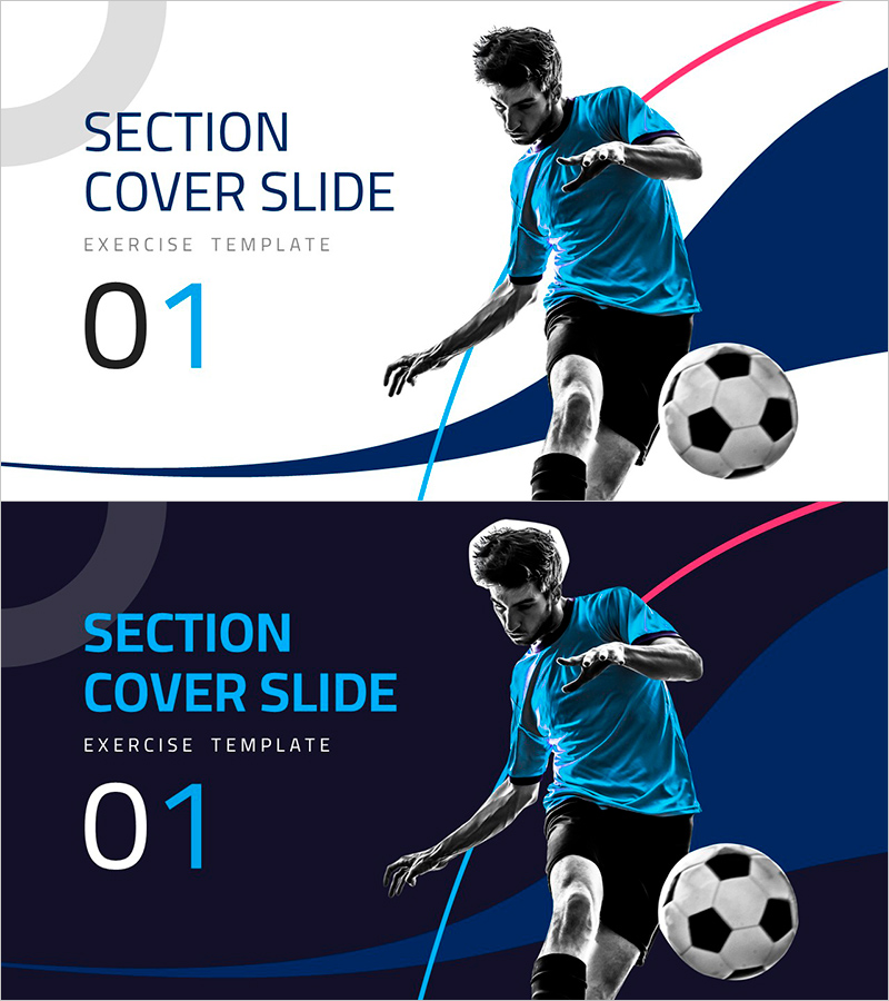 운동 테마 템플릿 간지01 – 스포츠의 역동성