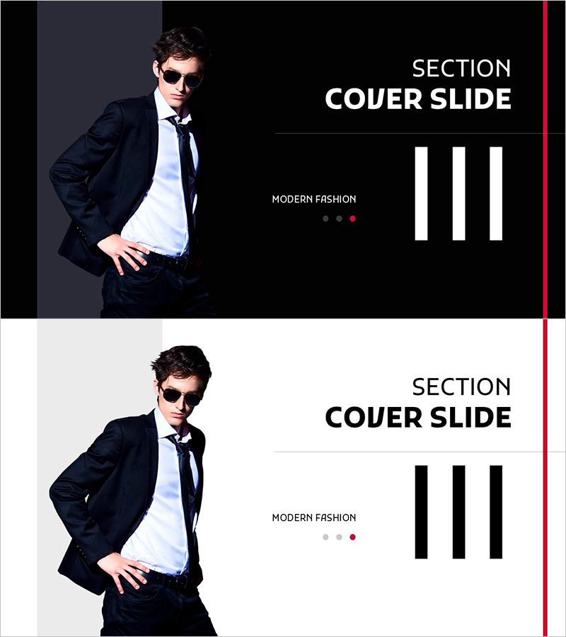 모던 패션 커버 슬라이드 – 세련된 시작