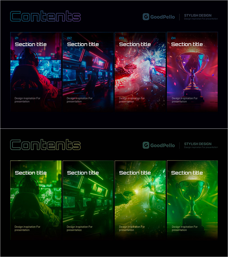 게임 전략 목차 – 다채로운 디자인의 통합