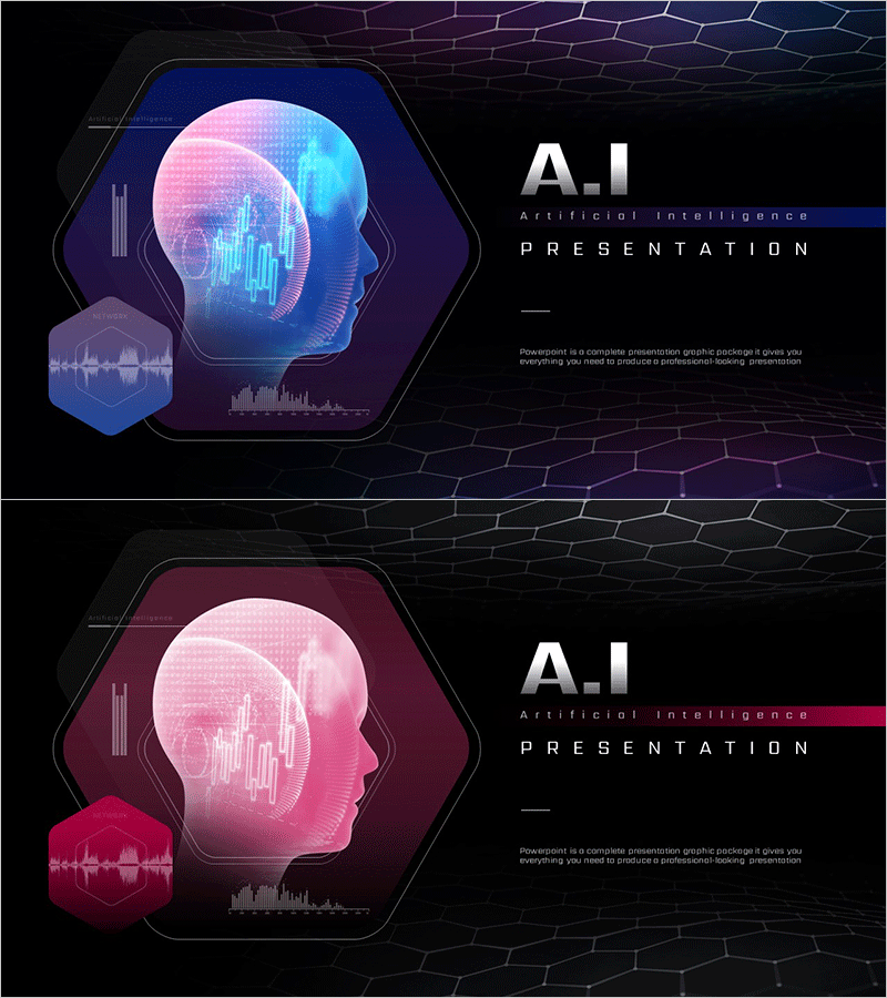 혁신적인 AI 템플릿 표지