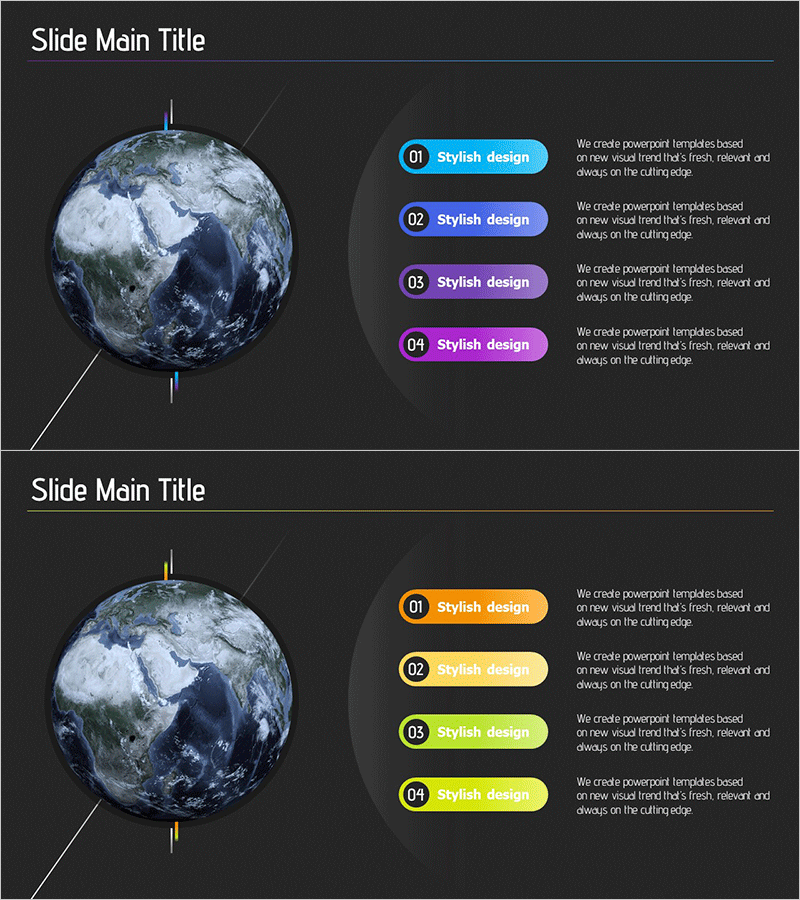 지구 사업목표 다이어그램 – 비전과 전략의 집합체