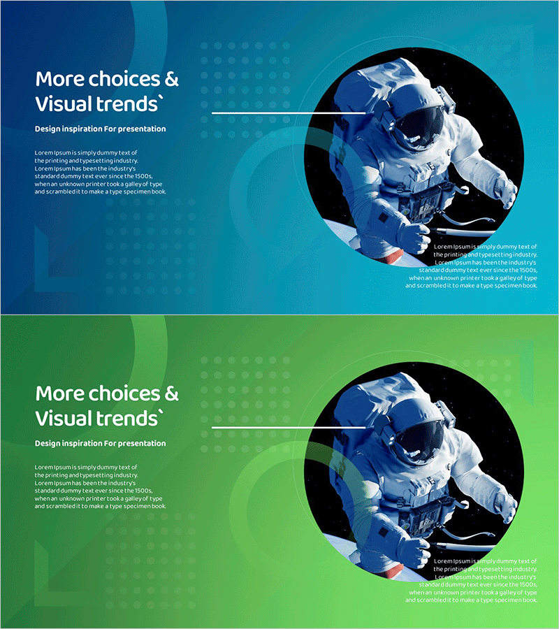 항공우주산업 인트로 PPT 템플릿 – 비주얼 트렌드