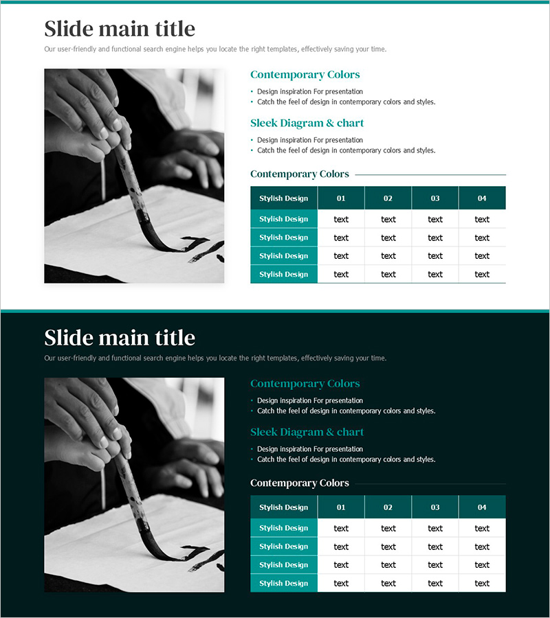 서예 클래스 – 현대적인 다이어그램으로 표현하기