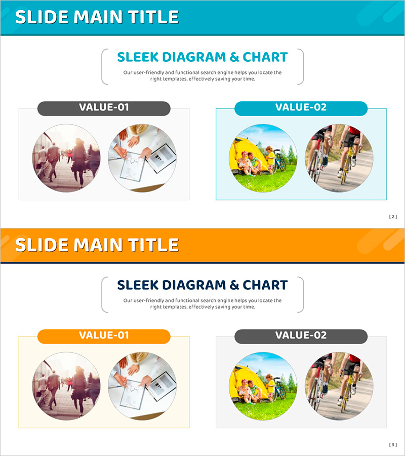 일과 여가 다이어그램 – 마케팅 전략 시각화