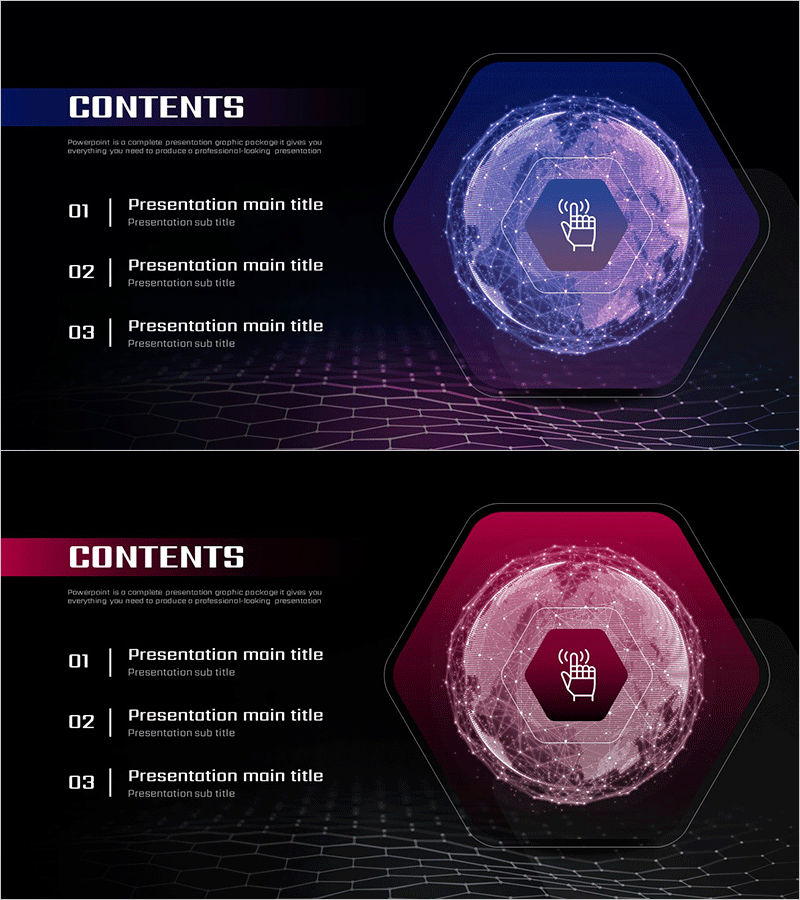 AI 혁신을 통한 PPT 목차 템플릿