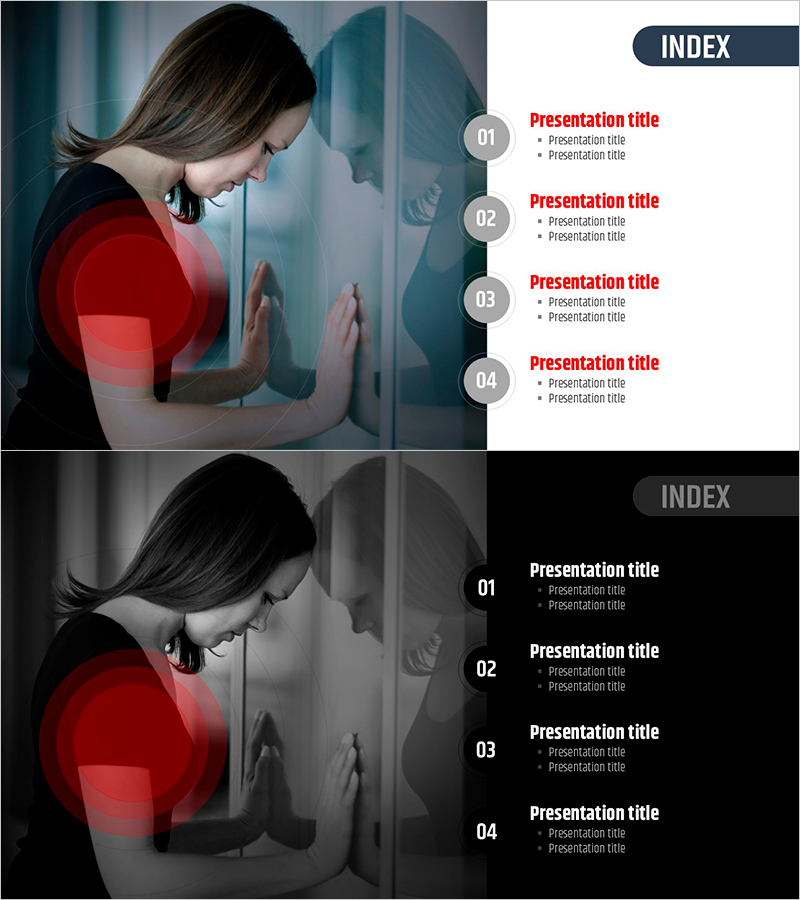 현대의 질병 템플릿 목차