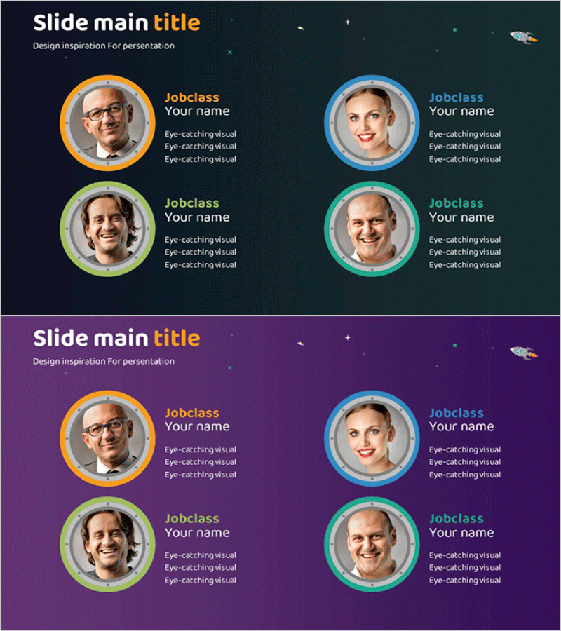 우주선 테마 인력 소개 – 창의적 접근