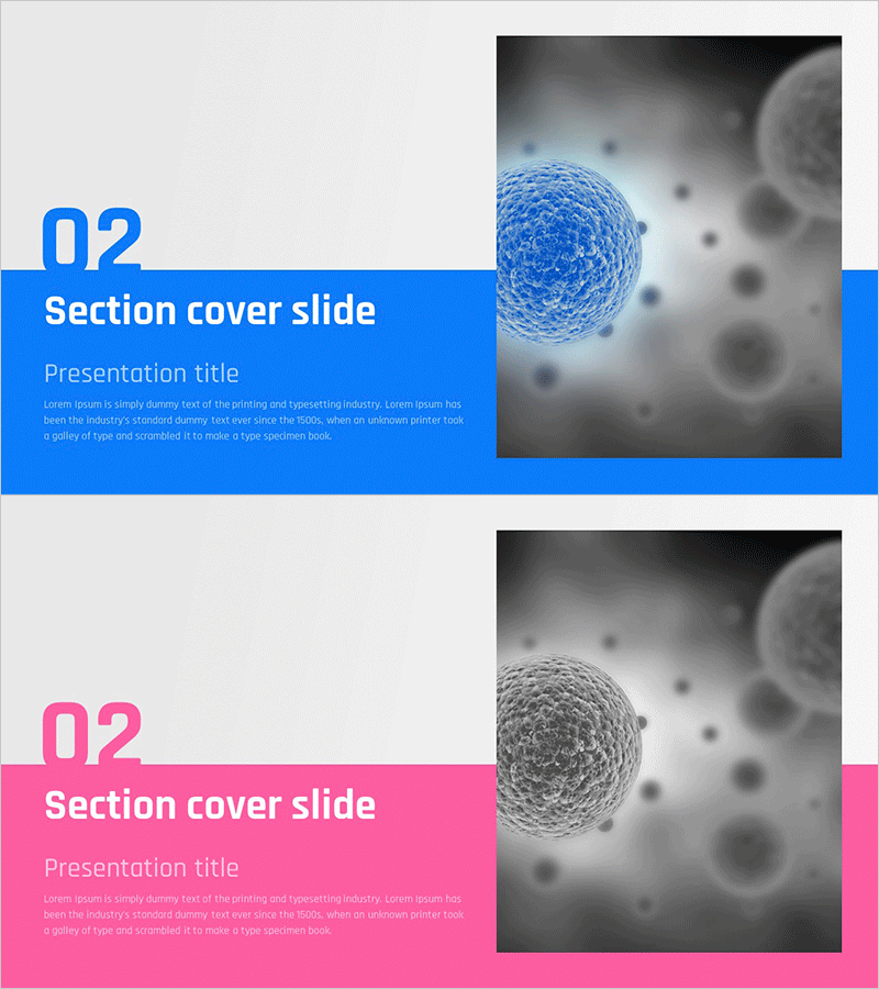 연구 데이터 템플릿 간지 – 전문적인 섹션 소개