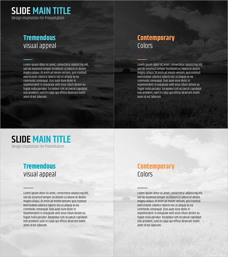 사업 추진 전략 프레젠테이션 템플릿 – 명확한 메시지를 전달하는 전문 디자인