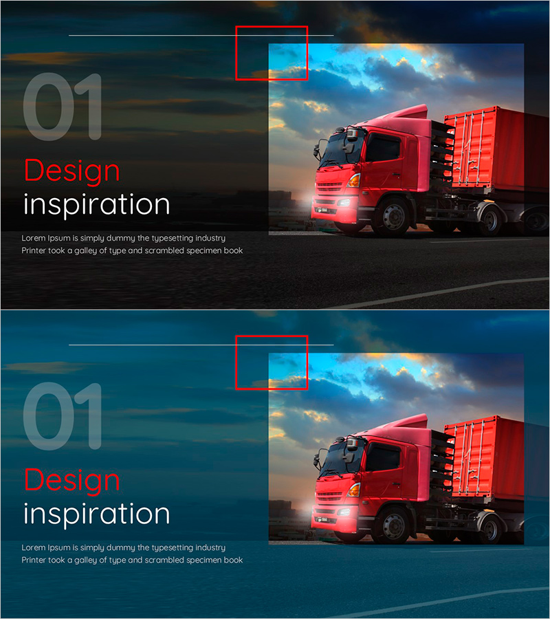 트럭 유통 섹션 커버 – 효과적인 메시지 전달