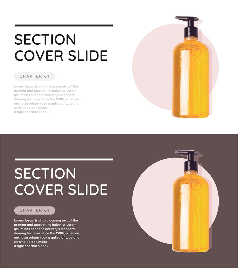 미니멀 브랜딩 템플릿 챕터 01 – 세련된 커버 디자인