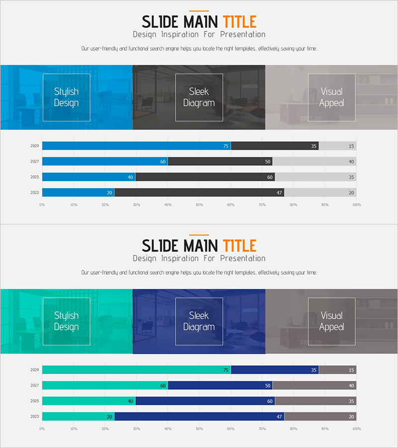 4년간 매출 동향 - 시장 분석과 성과를 담은 그래프