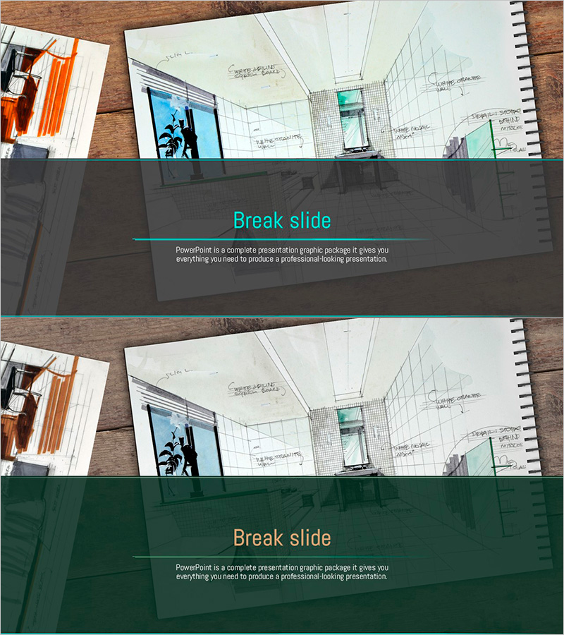 인테리어 제안서 PPT 메시지