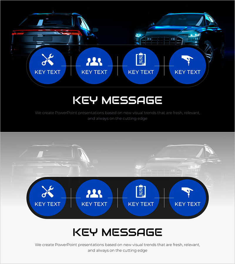 자동차 핵심 전략 시각화 – 클러스터와 연결