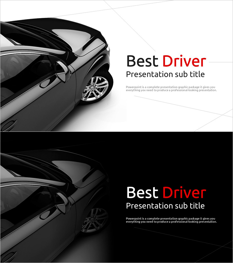 베스트 드라이버 템플릿 표지 – 멋진 시작