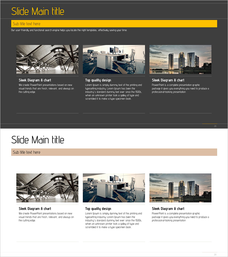 건축 디자인과 텍스트박스 – 창의적 발표를 위한 프레젠테이션