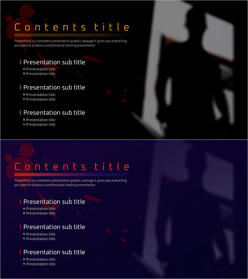 범죄 PPT 목차 – 범죄 주제를 시각적으로 담다