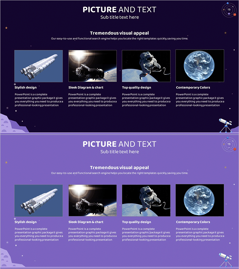 우주산업 주요 프로그램 소개 – 다이어그램을 통한 명확한 전달