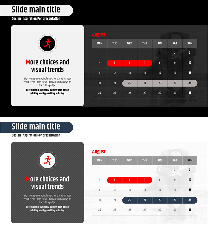 수행 일정표 슬라이드 – 사업 관리와 운영 계획