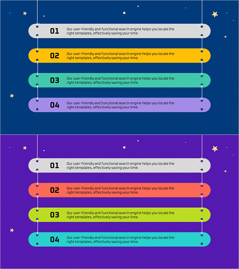 우주 일러스트 테마 연결 다이어그램