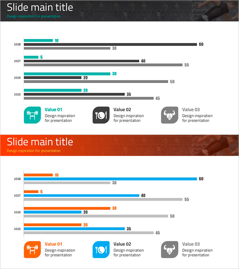 식사량과 운동량 그래프 – 시장 현황 분석