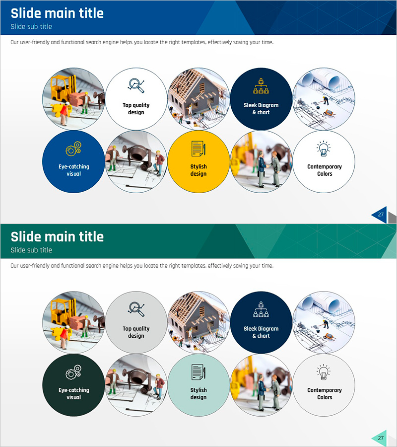 건축 프로젝트의 핵심 포인트 – 통합 서비스 프레젠테이션 템플릿