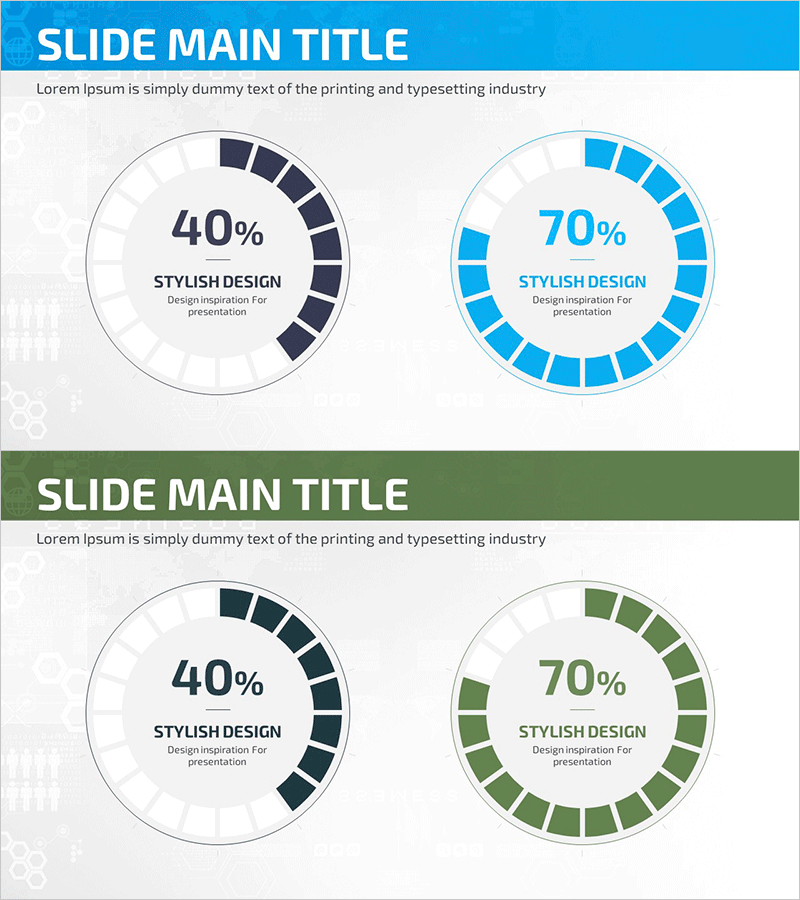 충전 모양 원 그래프로 시각화한 데이터 분석 – 효과적인 시장 및 경쟁사 분석