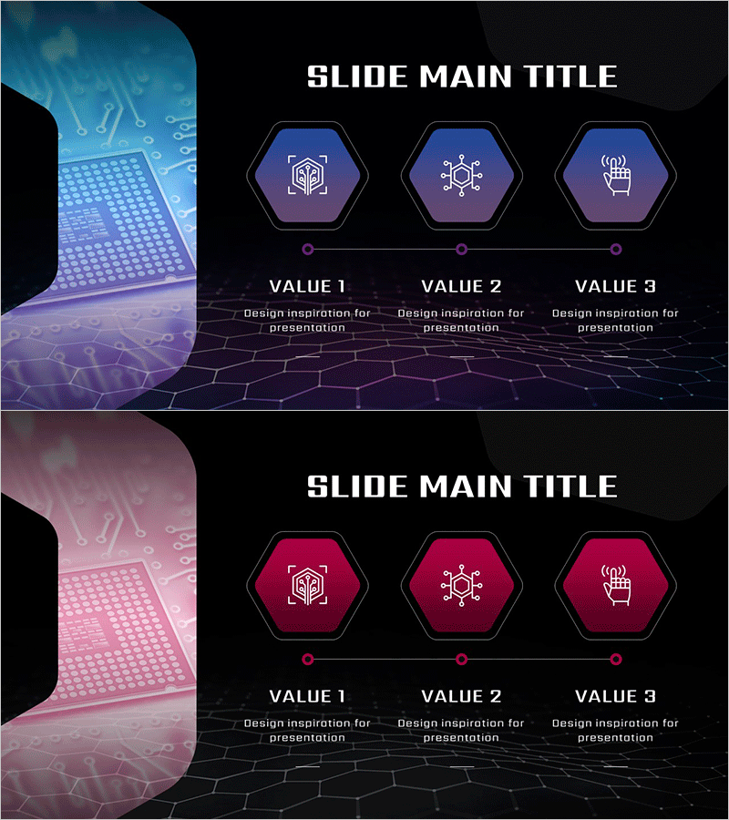 AI 서비스 차별화 전략을 위한 슬라이드 템플릿