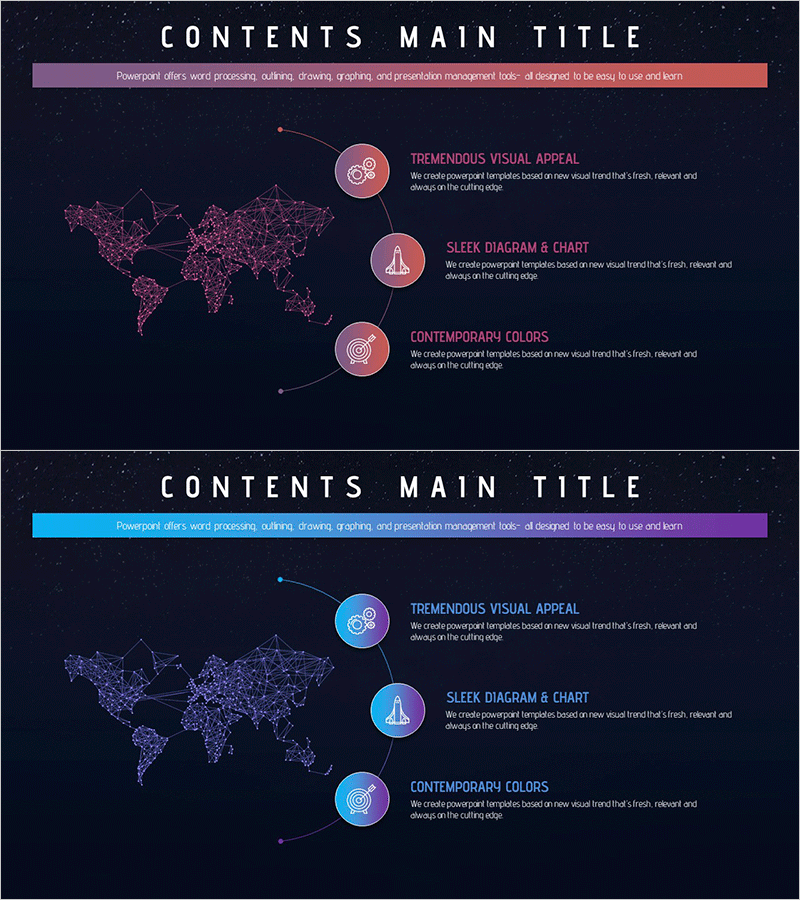 글로벌 네트워크 대표 분야 다이어그램 – 마케팅 전략의 핵심 시각화