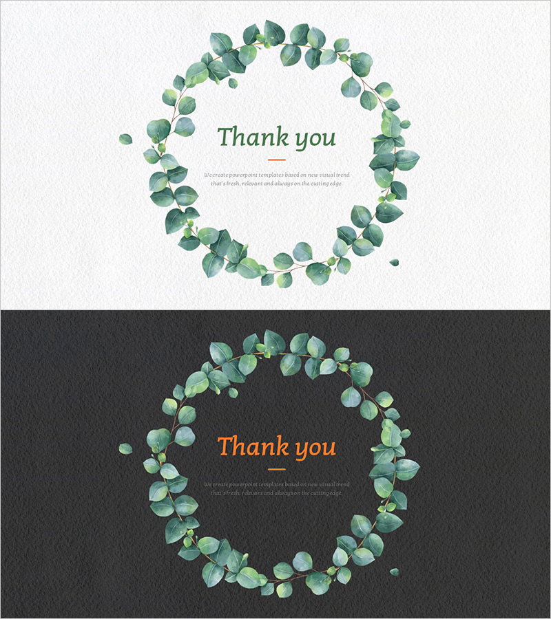 유칼립투스 와이드 템플릿 엔딩표지 – 삶의 여정을 담다