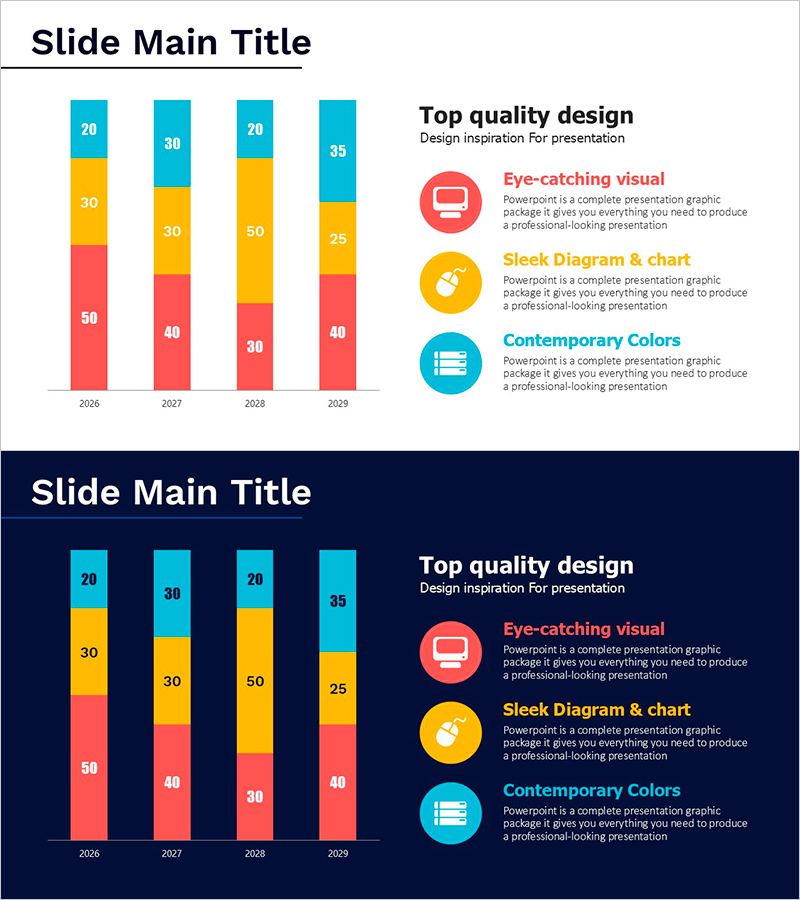 미디어 이용률 변화를 시각화한 세로막대 그래프